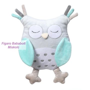 BabyOno plüss csörgő Sofia bagoly 30cm 441 menta