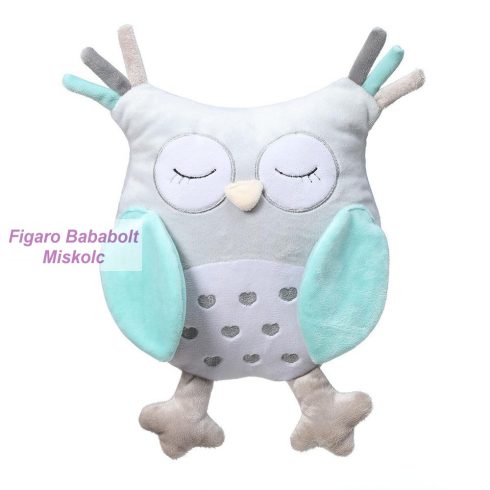BabyOno plüss csörgő Sofia bagoly 30cm 441 menta