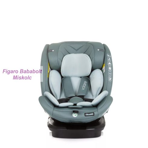 Chipolino Volare i-Size 360°-ban forgatható 40-150 cm isofixes gyermekülés "pastel green"