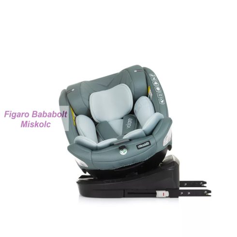 Chipolino Volare i-Size 360°-ban forgatható 40-150 cm isofixes gyermekülés "pastel green"