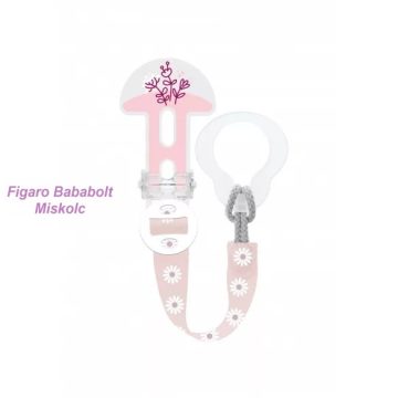   MAM Clip it! Cumitartó csipesz – állítható hosszal "virágos"