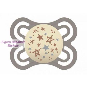   MAM Perfect Night játszócumi 2-6 hó "szürke csillagos"