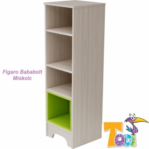 Todi ICE CREAM keskeny nyitott polcos szekrény