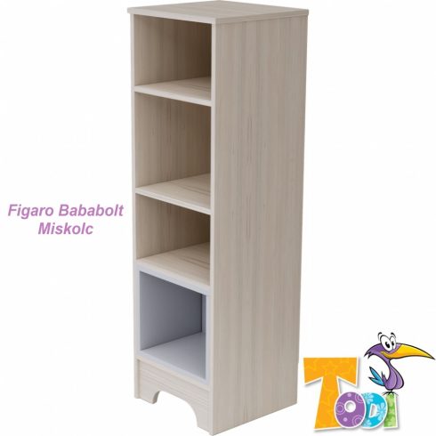 Todi ICE CREAM keskeny nyitott polcos szekrény