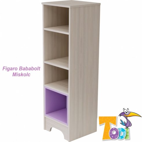 Todi ICE CREAM keskeny nyitott polcos szekrény