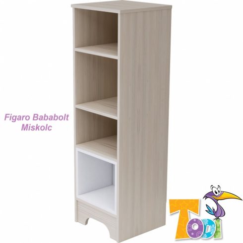 Todi ICE CREAM keskeny nyitott polcos szekrény