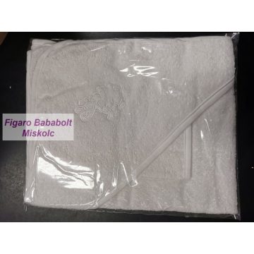   Stella fürdőlepedő, fürdetőkesztyű "fehér bárány"