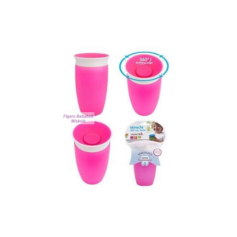 Munchkin Miracle 360 itatópohár 300 ml pink