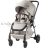   BrITAX RöMER Rio LUX 2in1 Essential babakocsi bundle szett (Rio babakocsi + mózeskosár) ajándék Baby-Safe Core hordozó + bázis Soft Taupe