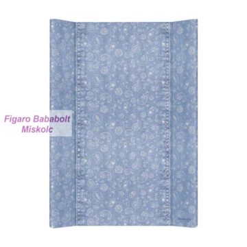   Pelenkázólap puha peremes Denim Style "boho blue"
