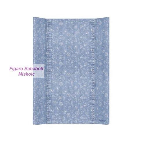Pelenkázólap puha peremes Denim Style "boho blue"
