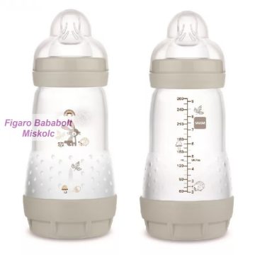   MAM Anti Colic Matt Forest Cumisüveg 260ml "szürke"