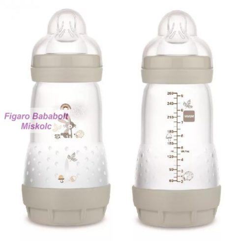 MAM Anti Colic Matt Forest Cumisüveg 260ml "szürke"