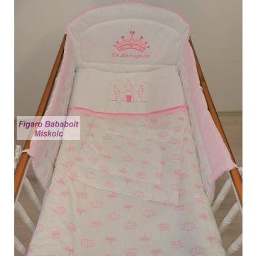 3 részes ágynemű szett "Koronás Hercegnő"