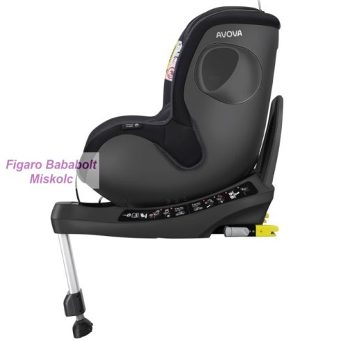 AVOVA Sperber-Fix 61 i-Size biztonsági gyerekülés 61-105cm Grey/Black
