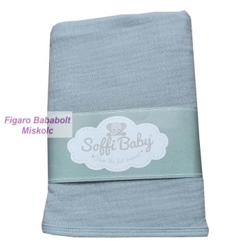 Soffi Baby takaró muszlin dupla szürke 70x90cm