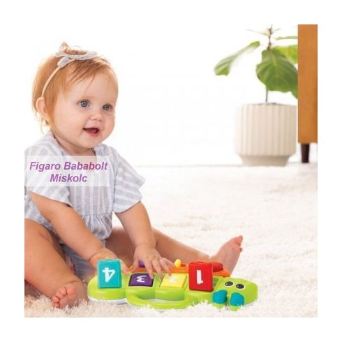 Infantino készségfejlesztő hernyócska