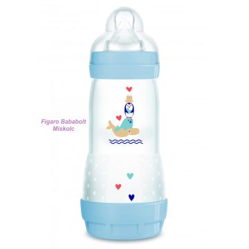 MAM Anti-Colic cumisüveg 320ml " Kék bálna "