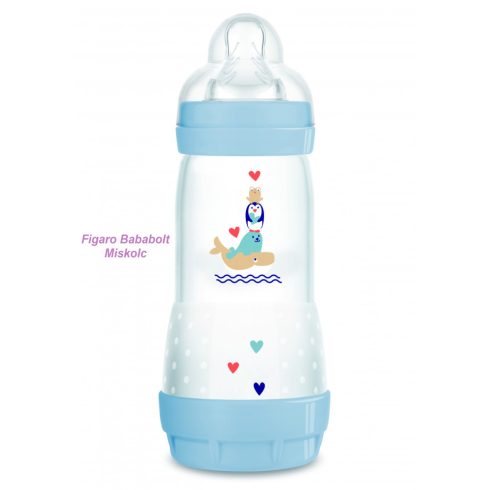MAM Anti-Colic cumisüveg 320ml " Kék bálna "