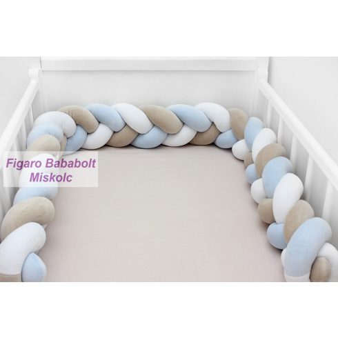Scamp fonott rácsvédő "kék-fehér-bézs"