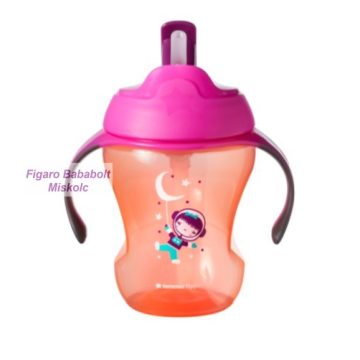  Tommee Tippee EXPLORA Easy Drink Straw Cup 230ml 6+ (szívószálas,fogókarral)