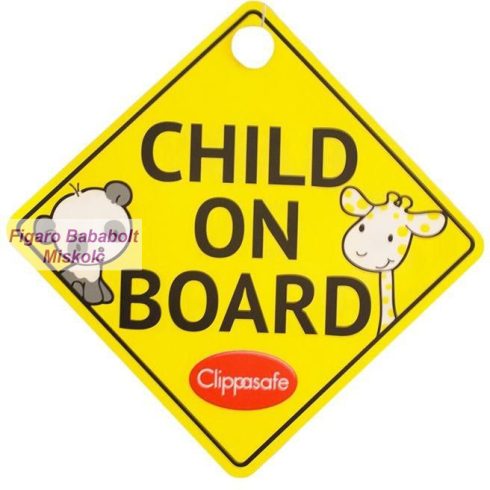 Clippasafe Baby and Child On Board tábla