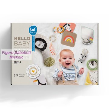   Taf Toys újszölött fejlesztő és játékkészlet Hello Baby Newborn kit