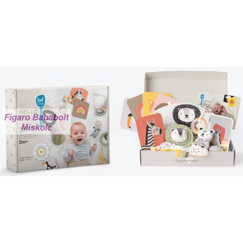Taf Toys újszölött fejlesztő és játékkészlet Hello Baby Newborn kit
