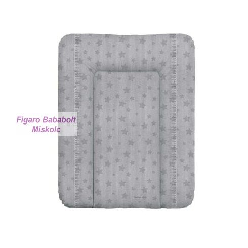 Pelenkázó lap puha Denim Style "stars grey"  50×70