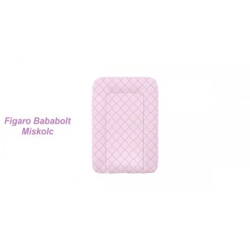 Pelenkázó lap puha  "Pink rácsos" 