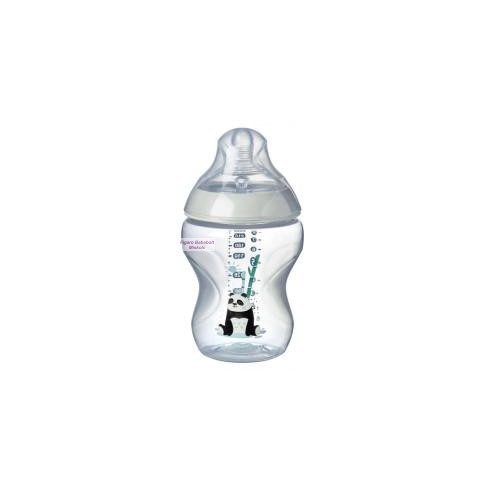 Tommee Tippee Closer To Nature cumisüveg 260ml színes 0+ Panda
