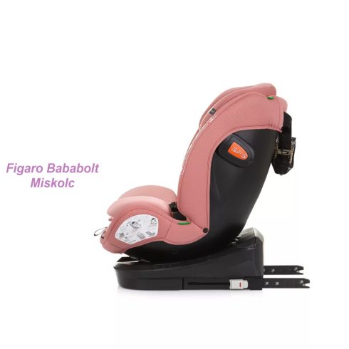 Chipolino Volare i-Size 360°-ban forgatható 40-150 cm isofixes gyermekülés "flamingo"