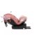 Chipolino Volare i-Size 360°-ban forgatható 40-150 cm isofixes gyermekülés "flamingo"