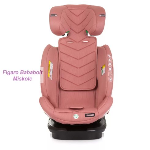 Chipolino Volare i-Size 360°-ban forgatható 40-150 cm isofixes gyermekülés "flamingo"