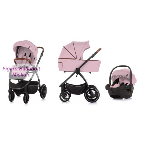 Chipolino Prestige 3az1-ben multifunkciós babakocsi - Marshmallow