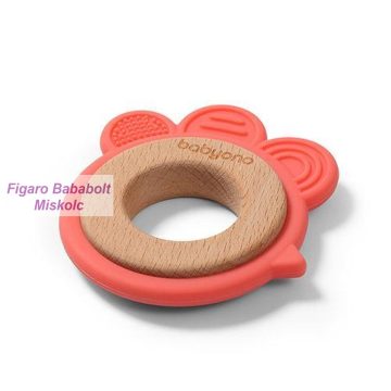 BabyOno rágóka fa/szilikon "hen"
