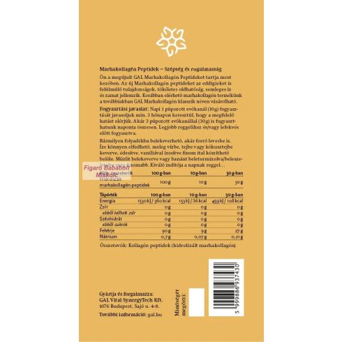 GAL Marhakollagén Peptidek Argentin