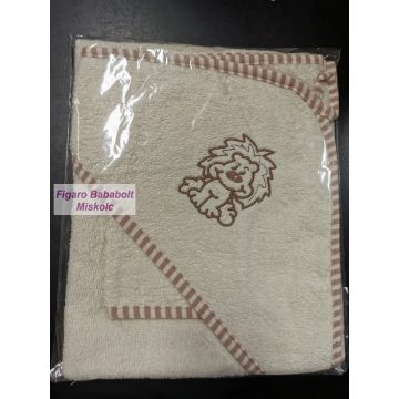   Stella fürdőlepedő, fürdetőkesztyű "bézs oroszlán"