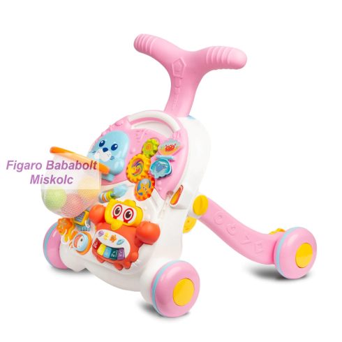 Toyz Spark járássegítő és játékasztal "pink"
