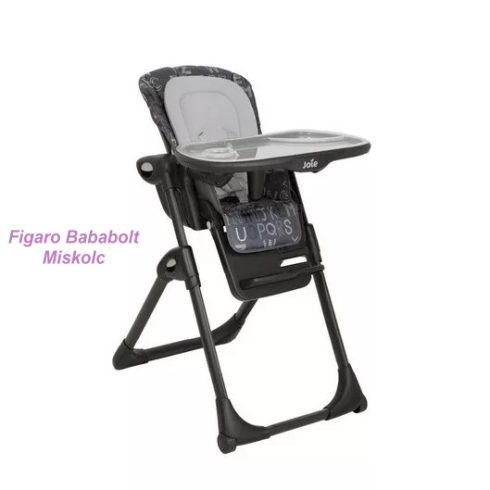 JOie Mimzy Recline etetőszék "ABC Charcoal"