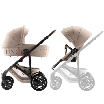   BriTAX RöMER Smile 5Z Style multifunkciós babakocsi szett mózeskosárral "Teak"