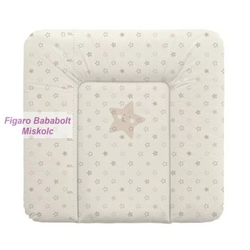 Pelenkázólap puha 75x72 cm "bézs csillag"