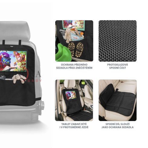 ZOPA ülésvédő autósüléshez tablet zsebbel