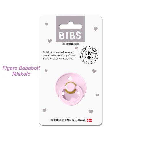 Bibs Colour cumi 0-6 hó - Babarózsaszín