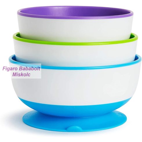 Munchkin tapadókorongos tányér 3 db-os szett