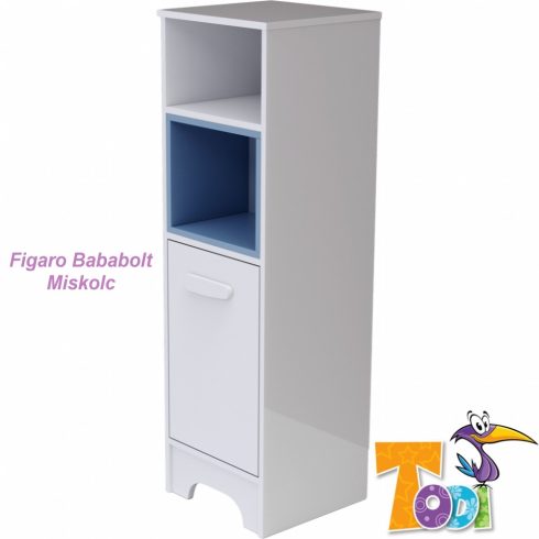 Todi BIANCO keskeny 1 ajtós szekrény