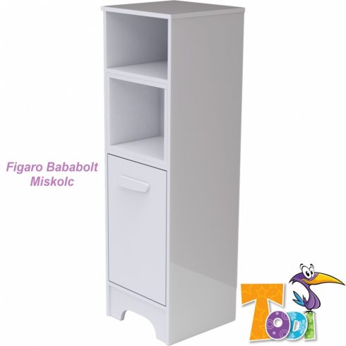 Todi BIANCO keskeny 1 ajtós szekrény