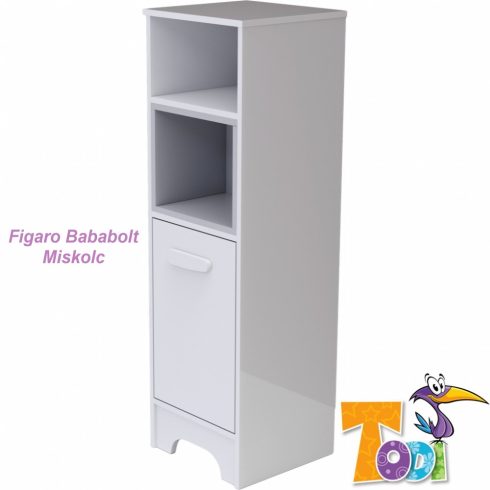 Todi BIANCO keskeny 1 ajtós szekrény