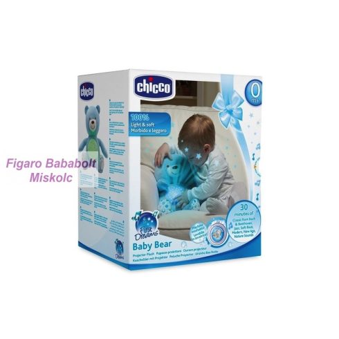 Chicco Baby Bear plüss maci projektor "blue"