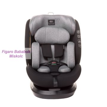   4 Baby Roto-fix i-Size 360°-ban forgatható 40-150 cm isofixes gyermekülés "grey"